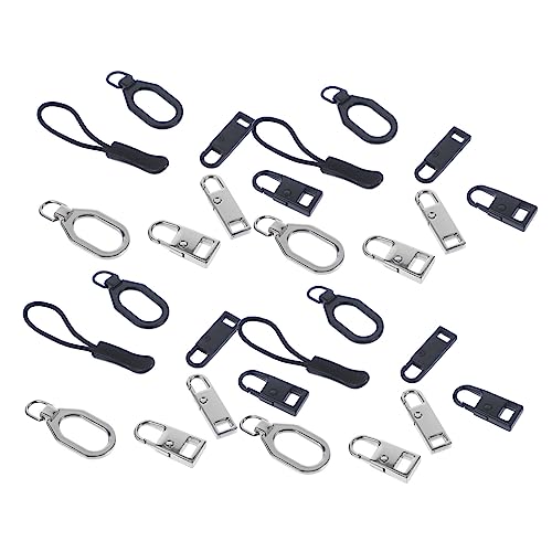 Beatifufu 32Pcs Detachable Zipper Pulls for Clothing Zipper Pullers Practical Repair Kit for Jackets Bags Luggage Easy Installation and Durable Design