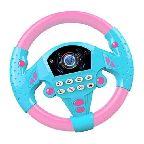 WAKTORO Simulated Steering Wheel Toy Pretend Adventure Toy for Kids-image-39
