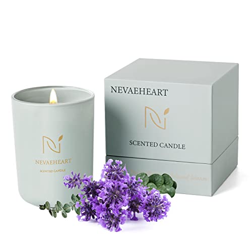 Scented Candle For Home,Lavender Eucalyptus Candles For Home Scented,8.1Oz Aromatherapy Candle Gift Set For Women, Natural Soy Wax, Home Fragrance With Gift Box,Mother's Day Gift #TOP17