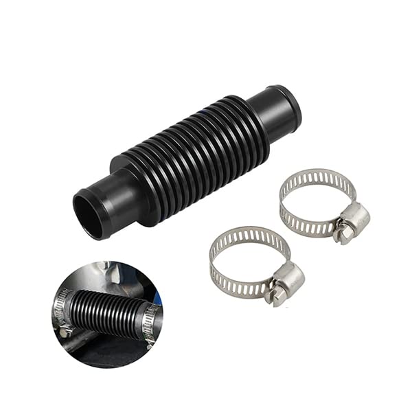 Billet In Line Super Cooler for Yamaha Raptor Rhino Grizzly 660 700 YFZ450/R/SE Blaster 200 YFS200 CNC Machined Reverse Knob | Aluminum & Stainless Steel | Anodized Super Cooler, Black - EB11240400