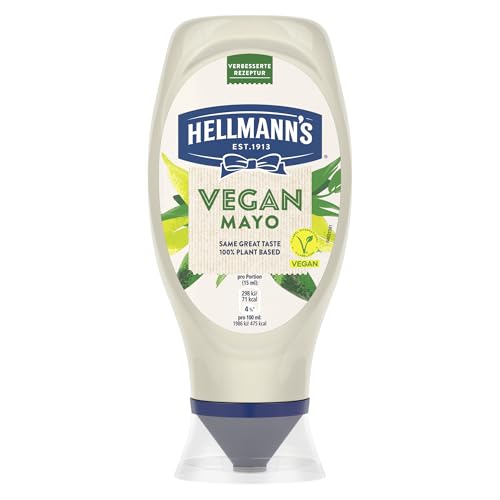 Hellmann’s Mayonnaise Mayo leckere vegane Mayonnaise zu 100% pflanzlich 430 ml
