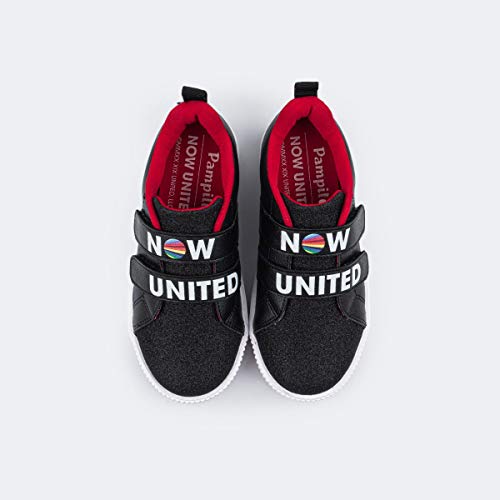 TENIS INFANTIL FEMININO LUNA NOW UNITED PAMPILI PRETO (35, numeric_35)