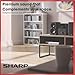 Sharp XL-BH250 Sharp 5-Disc Micro Shelf Executive Speaker System with Bluetooth, USB Port for MP3 Playback, AM/FM, Audio in for Digital Players