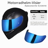 JQF Gear Helmvisier für Agv K1 K3SV K5 Visier Motorradhelm Visier – Ansicht 3
