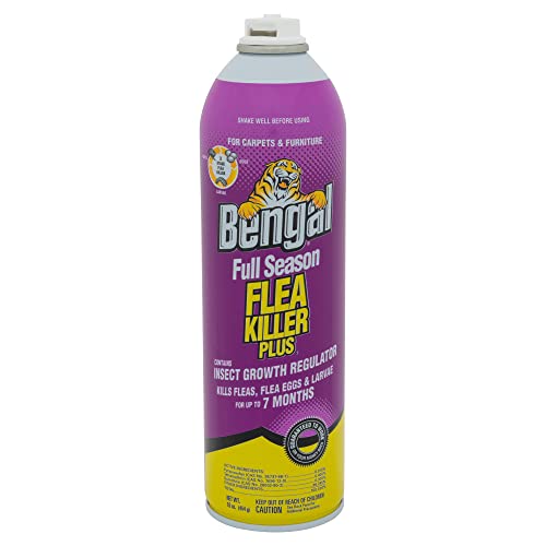 Bengal Full Season Flea Killer Plus, Flea And Tick Aerosol Spray With Insect Growth Regulator, 16 Oz. Aerosol Can #TOP1