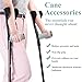 2Pcs Forearm Crutch Pads, Comfortable Crutches Padding, Breathable Crutch Covers for Hand Grips, Crutches Accessories Padding for Crutches Forearm with Elderly Disabled Stroke Patients(Cyan)