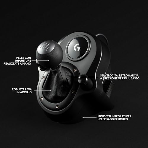 G29 SE Driving Force - volante e pedali da corsa, ritorno di forza dinamico, vera pelle + Driving Force Shifter - Per PS5, PS4 and PC, Mac - Nero - Controller - Immagine 6