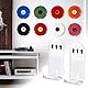 18 Stück Vinyl Schallplatten Wandhalterung,Schallplatten Halter,Transparent Acryl-Regale für Album Record Storage Display