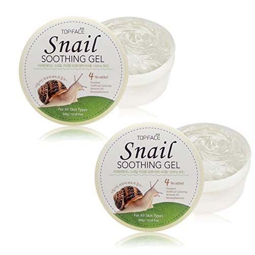 arraTOPFACE Snail Soothing Gel 300g / 10.58 oz (Pack of 2)