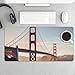 Golden Gate Bridge Desk Mat Non-Slip Laptop Writing Pad Large Keyboard Mousepad with Rubber Base 23.6