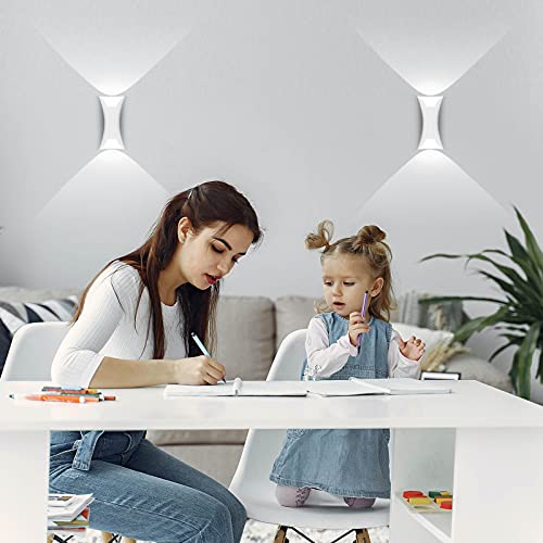 KAWELL 10W Creative Modern Wall Light LED Wall Wash Lights Waterproof IP65 Aluminum Wall Lamp LED Indoor Outdoor for Bedroom Living Room Bathroom Entrance Stairs Porch Corridor - Image 4