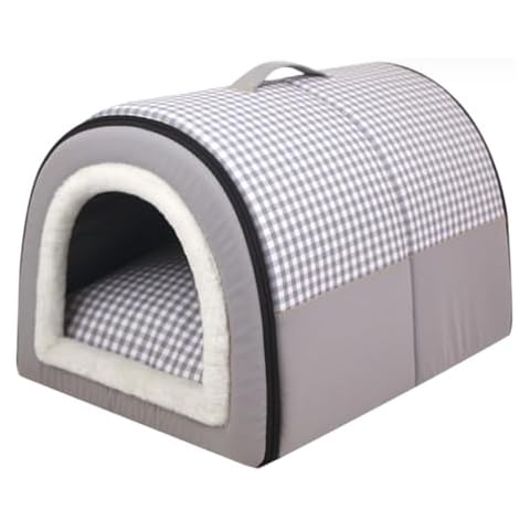CUCUFA 2 in 1 Foldable Cat Igloo Bed Cover