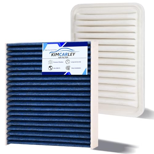 Image of Engine and Cabin Air Filter Set for Toyota Corolla 2009-2019, Matrix 2009-2014, Yaris 2007-2018, Scion xD 2008-2014, Vibe 2009-2010 - Replacement Filters CF10285 CA10190 Accessories