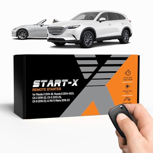 Start-X Remote Starter for Select Mazda 3 (2014-18) | Mazda 6 (2014-21) | CX-3 (2016-22) | CX-5...