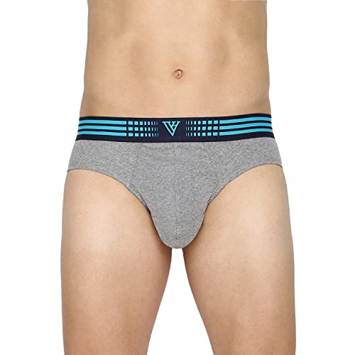 Image of Van Heusen Men Anti Bacterial Briefs - 100% Combed Cotton - Pack of 2 - Colour Fresh, Moisture Wicking