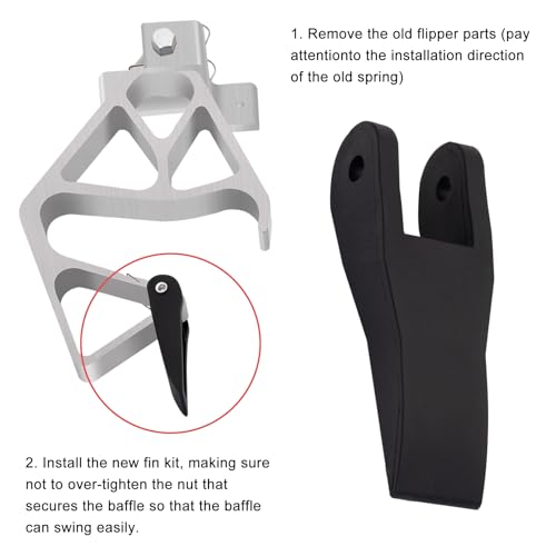 29-1 Lock Flipper Kit for Werner Ladder, Ladder Lock Flipper Compatible with Werner/Louisville/Keller Ladders, Aluminum Extension Ladder Locks Parts (2 Pack) - Thumbnail 3