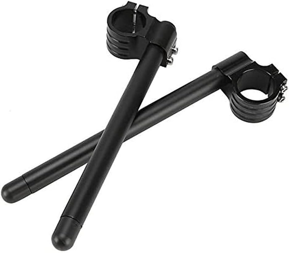 Fork Clip-ons Handle Bars CNC Riser Regular Handlebar for 1969-1982 Suzuki Yamaha (43mm)