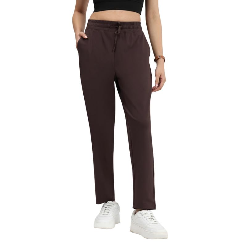 Image of BlissClub Women Mid Rise Tapered Casual Pants