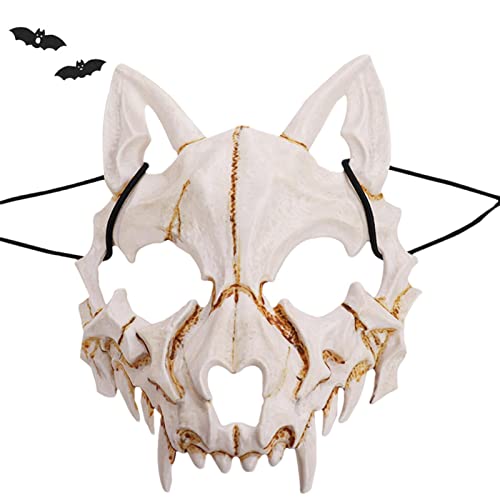 esqueleto animal do Dia das Bruxas - Adereços Cosplay Headwear Crânio Animal Assustador | Adereços m