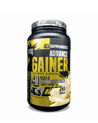 Proteína Advance Gainer Ganador de Masa 43 Supplements 2 KG Sabor Vainilla
