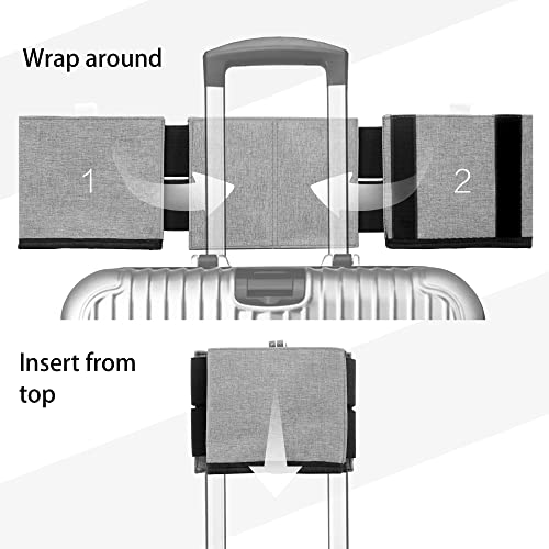 Perilogics Luggage Travel Cup Holder Attachment For Suitcase Drink, Coffee Mug, Bottle Caddy. Traveler Carry On Hands Free Accessory. Ideal For Frequent Travelers Or Flight Attendants Gift. #TOP6