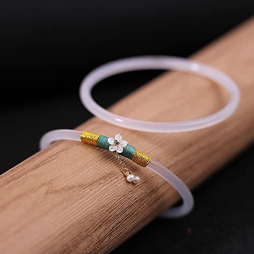 Image of Natural Agate Bracelet Bangle With Gift Box Free