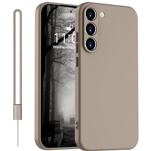 Yoawiful für Handyhülle Samsung S23 Hülle Premium Silikon Kameraschutz Samsung Galaxy S23 Hülle mit 1 Lanyard, stoßfest ...