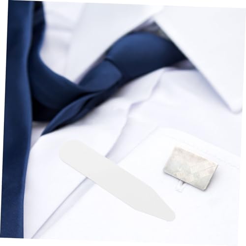 Varillas de Cuello para Camisas de Vestir 100 Insertos Plásticos Rectos 7