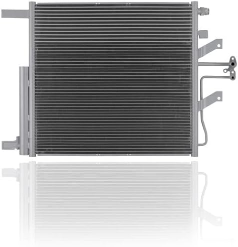 A-C Condenser - Pacific Best Inc. Compatible/Replacement for 30129 '19-22 RAM Pickup 1500 6/8Cy 3.0/3.6/5.7/6.2L - With Transmission Oil Cooler/Receiver & Dryer - Parallel Flow - 68312697AC