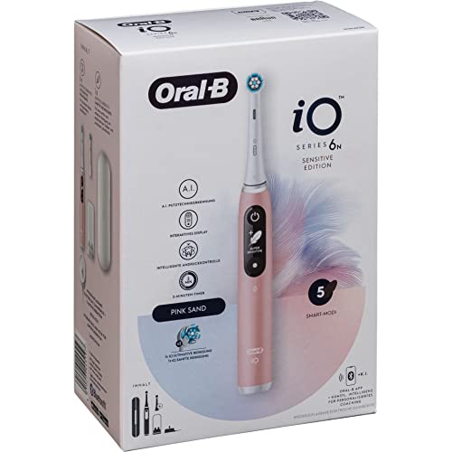 Oral-B iO 6 Sensitive Edition Brosse à dents Electric Toothbrush, Technologie magnétique, 2...