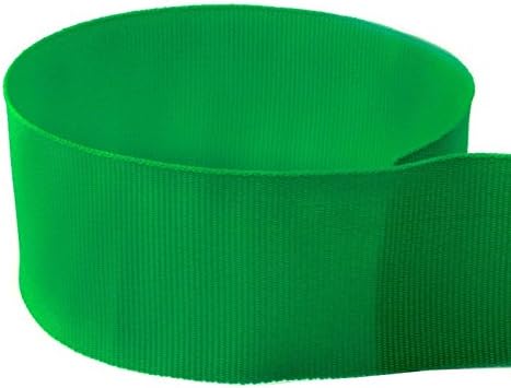 USA | American Made 7/8" Emerald Green Solid Grosgrain Ribbon - 100 Yards - (Multiple Widths & Yardages Available)