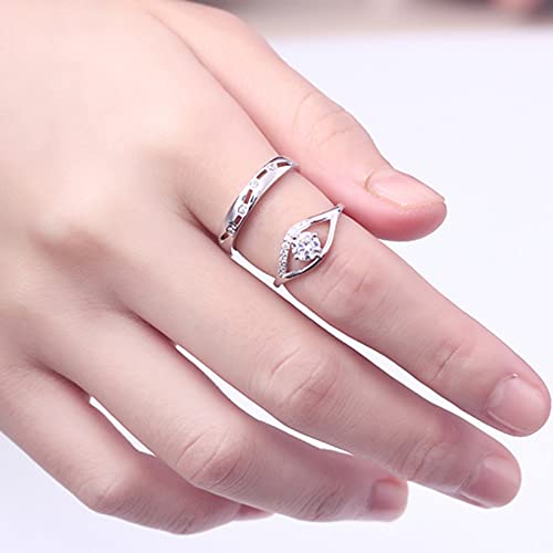 Bague alliance ajustable argent pour s'adapter à chaque doigt