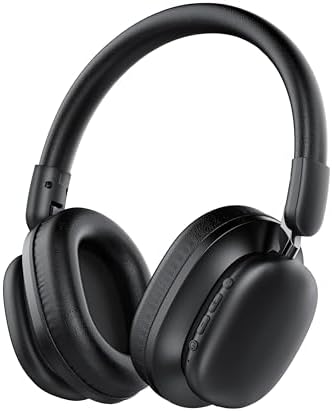 (-65%) Over Ear Kopfhörer Bluetooth mit High-Resolution Audio, 100 Std. Akkulaufzeit, Faltbare Bluetooth 5.4 Wireless Headphones, 3 EQ-Modi, eingebautem Mikrofon, Bluetooth Kopfhörer für Reisen, Büro, Handy