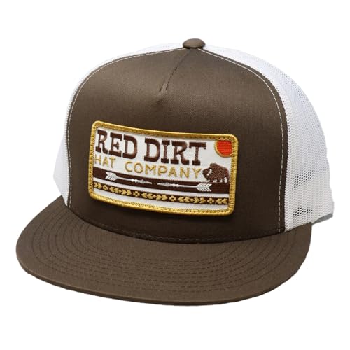 Image of Red Dirt Hat Company Buffalo Patch Adjustable Snapback Hat