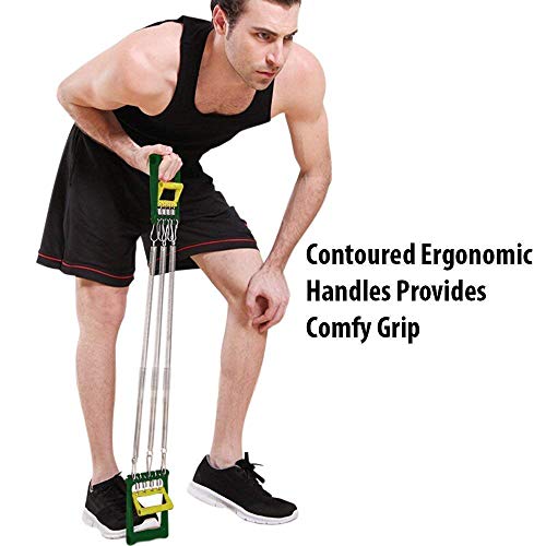Image of 3 in 1 Multi Usage 5 Detachable Chest Pull Chest Expander Pull-up Bars Spring Exerciser Elastic Sit Up Pull Rope Home Fitness Equipment