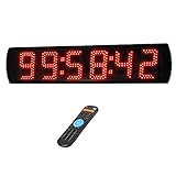cronometro de pared crossfit 【SE HAN PROMOVER MÁS DETALLES】 Proporcione la sincronización más precisa;Actualice la frecuencia de actualización de la pantalla LED, una pantalla más estable y buena para sus ojos.Hacemos todo lo posible para proporcionar un reloj digital más útil y preciso.