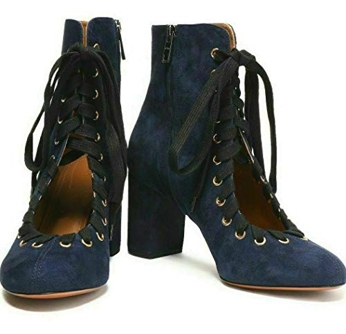 Chloe Miles LACE UP Ankle Boots Stiefel Schuhe Shoes Stiefeletten 38