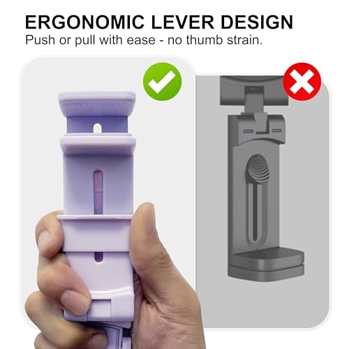 Perilogics Gen 2 Airplane Phone Holder Mount, Travel Phone Stand, Purple by Perilogics - Used condition - Image 5