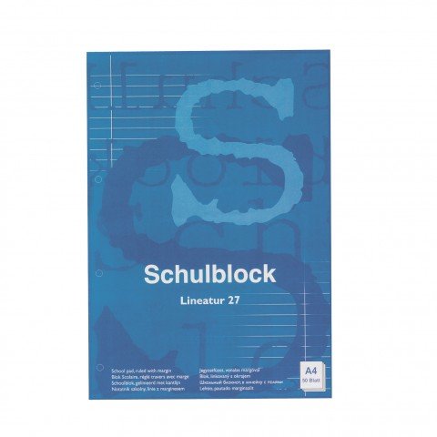 Preisvergleich Produktbild Schulblock A4 10er Sparpack 10x 50 Blatt 60g Holzfrei (liniert)