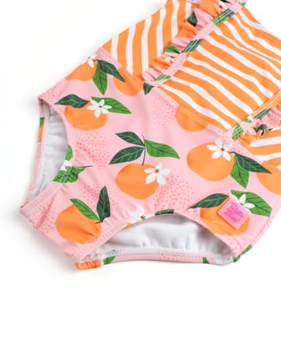 Image of RuffleButts Baby /Toddler Girls Ruffle Strap One Piece Swimsuit w /UPF 50+ Sun Protection
