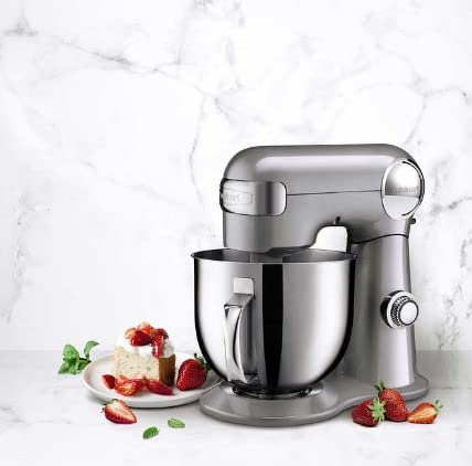 Cuisinart Precision Master Pro 6.5-Qt Stand Mixer.600-Watt 12 Speed Motor.59-Point Planetary Mixing Action.silver. (Csm-130Bcpc) #TOP16