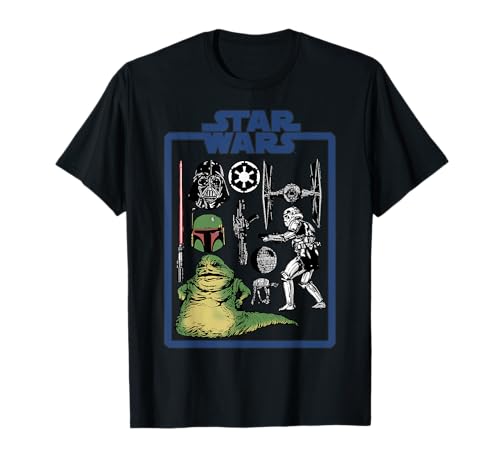 T-shirt Star Wars Enemy Symbols pour remplacer les hauts geek basiques par un style pur