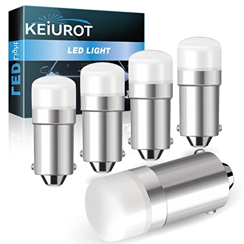 Image of Keiurot 1820 bulb 1445 BA9S Lionel Train Light Bulbs, AC /DC 10-30V,5 Pack | White,Bi-Polar Design,Replaces 1815 1816 1818 1819 1895 757 53 57 313 for Address Plaques flashboards Indicator Panels