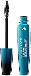 Manhattan Volcano Mascara Waterproof, wodoodporny tusz do rzęs zapewnia niezrównaną objętość i maksymalną definicję koloru rzęs, kolor czarny 1010N, 1 x 10 ml
