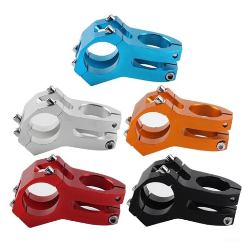 Attacco manubrio per bici da 31 8 mm, manubrio corto regolabile per prestazioni e stabilità migliorate (blu)