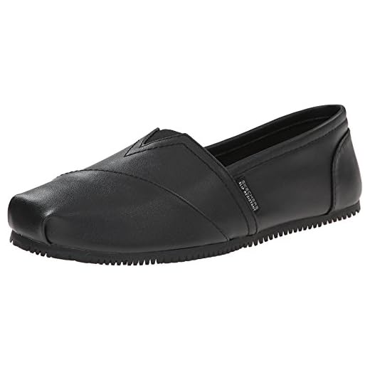 Skechers Work Women's Kincaid II Slip On Flat w/gore,