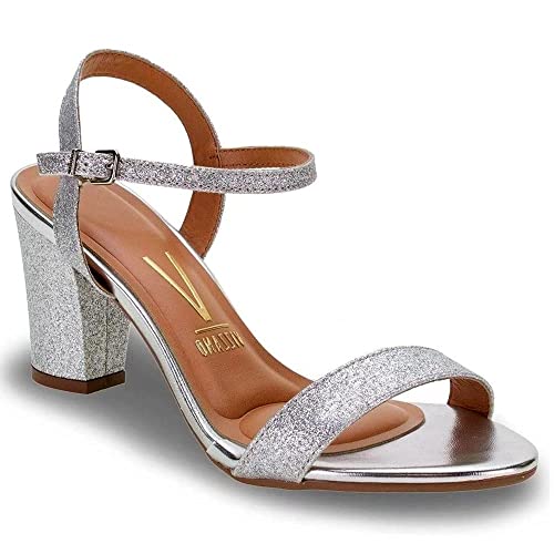 Sandália Feminina Vizzano 6262 474 Prata 35