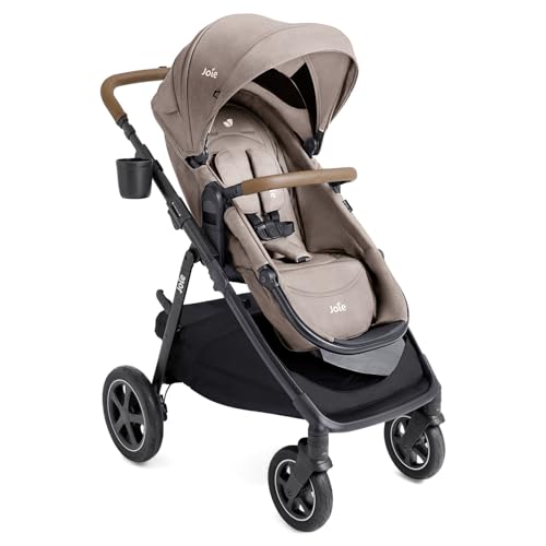 Joie Baby GingerTM DLX 4in1 Pramette Stroller AllTerrain Baby Stroller with Convertible Seat LieFlat Pram Mode Reversible Seat Blush product thumbnail 10