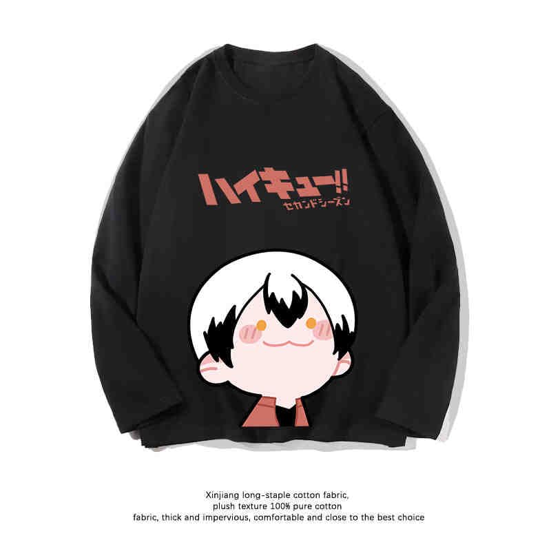 Amazon.co.jp: ハイキュー! !』Q版キャラクター長袖Tシャツ日向