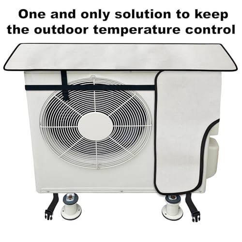 Image of Axmon Ac Outdoor Unit Protector Split Ac Protector For Heat And Sun Proof | Heat Insulated Protection From Sun | OutDoor Unit Cover For Sunlight 1.5ton (Universal Size)